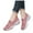 Pink, variant on Women'S Play Fashion Sneaker White Comfortable Walking Shoes Canvas Slip On Shoes Sneakers Women Black,8.5