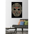 thumbnail image 2 of Friday The 13th - Text Mask Wall Poster with Wooden Magnetic Frame, 22.375" x 34", 2 of 5