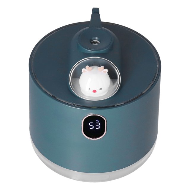 Innovative Humidifier, Car Humidifier Spacecraft Digital Display For Home For Bedroom For Car Green