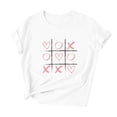 thumbnail image 1 of Grande Vente!! T-Shirts de la Saint-Valentin pour Femmes Cœur d'Amour Col Rond T-Shirt Cadeau de la Saint-Valentin Hauts Décontractés Col Rond Manches Courtes T-Shirts Imprimé Graphique Cœur, 1 of 6