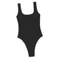 thumbnail image 1 of Traje de baño sexy para mujer, con espalda baja y almohadillas para el pecho, control de abdomen, tanga de baño. Negro, 1 of 4