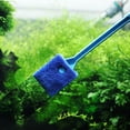 thumbnail image 4 of Flmtop Double Side Brush Cleaner Scrubbers Aquarium Long Handle Fish Tank Cleaning Tool Green 40cm, 4 of 9