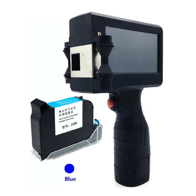 Printer Jet, Handheld Inkjet Printer 1/2 Inch Touch Coder Label Print Machine With USB Import QR /Barcode/ Logo 12.7mm Printer ,Fast Printing