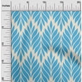 thumbnail image 2 of oneOone Viscose Jersey Light Blue Fabric Leaves Sewing Craft Projects Fabric Prints By Yard 60 Inch Wide-37, 2 of 7