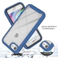 thumbnail image 6 of iPhone SE 2020 Case/ iPhone 8 Case / iPhone 7 Case/ iPhone 6 Case with Built-in Screen Protector, Dteck Full Body Protection Hybrid Rugged Shockproof Case Transparent Clear PC Back Cover, Blue, 6 of 6