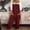 Wine Red, variant on Women's Adjustable Strap Overalls Sleeveless Loose Fit Wide Leg Jumpsuits Comfy Casual Rompers with Pockets Wine Red S