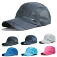 thumbnail image 3 of AIEOE Unisex Men's Sports Hats Caps Lightweight Baseball Caps Quick Dry Sun Hat Sports Caps Adjustable, 3 of 4
