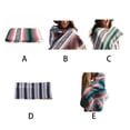 thumbnail image 2 of Yuarrent Manta de algodón para mujer, chal para barbacoa, pícnic, borla, portátil, suave, para viajes al aire libre, cama cómoda, colchoneta para Juegos de cama Lago azul Yuarrent HA067113-05, 2 of 6