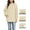 Khaki, variant on Admvng Rain Coats for Women Solid Color Rain Jacket Outdoor Hooded Windproof Loose with Pocket Coat S-3XL
