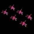 thumbnail image 3 of 100Pcs Garden Tools Stem Clips Grow Upright Orchid Plastic Mini Stalks Flower Rose Red, 3 of 6