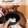 thumbnail image 2 of Miangastore Black Plastic Hairdressing Bowl with Handle for Home Use 4PCS, 2 of 9