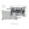 thumbnail image 2 of VHC Brands Sawyer Mill Black White Family Decorative Farmhouse Throw Pillow for Sofa Couch Bed 14x22, 2 of 6