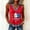 Red, variant on Women Patriotic Tank Top 50 States Name American Flag V Neck Sleeveless Loose Fit Denim Trim Vintage Distressed Print 4th of July Independence Day Summer Top Wine,S
