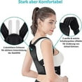 thumbnail image 2 of Back Brace with Replaceable Support Plate, Breathable and Adjustable Back Support Providing Pain Relief from Back, Neck & Shoulder L Chest size 31-43 inches, 2 of 4