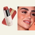 thumbnail image 1 of Two Color Sandwich Blusher Stick Natural Three Dime Nsional Brightening Lip And Cheek D Ual Use Pearl Colored Rouge Powder Blusher, Makeup White Blusher, 1 of 9
