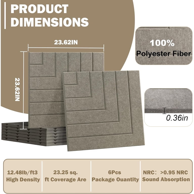 Geometric Acoustic Wall Panels Noise Reducing Sound Absorbing Panel ...