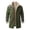 Army Green, variant on Mens Big and Tall Shearling Trench Coat Long Sleeve Sherpa Jacket Outdoor Jacket Casual Outer Coat