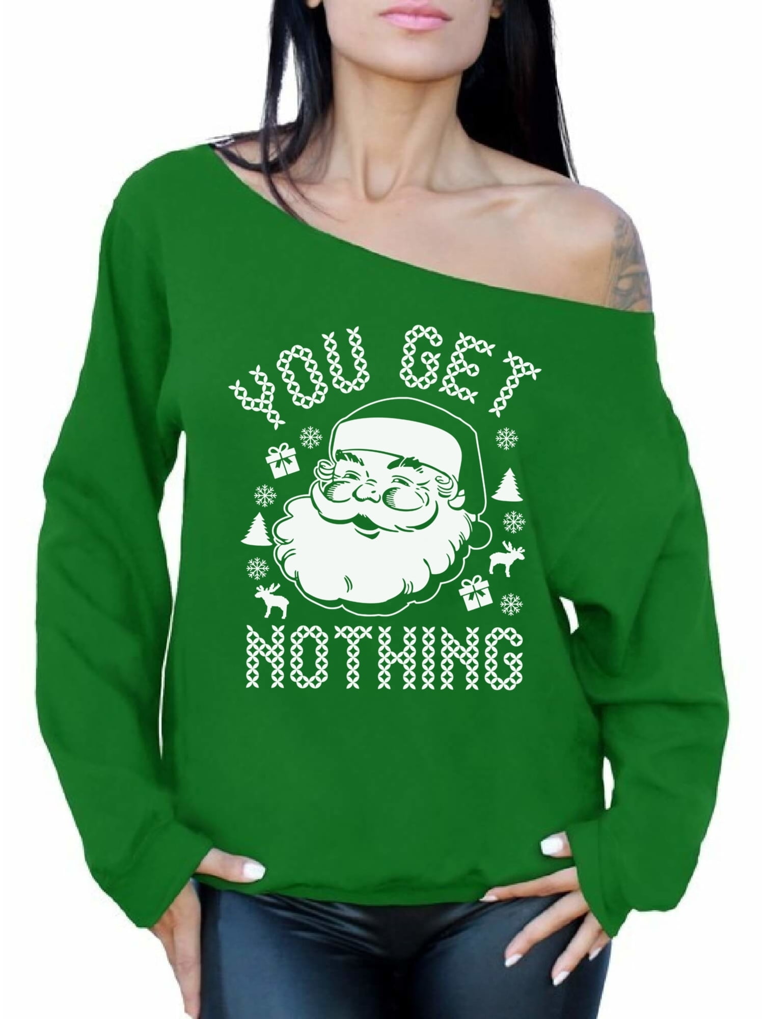 oversized christmas sweatshirt
