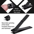 thumbnail image 2 of Set de cortaúñas FIXBODY para hombre y mujer con funda de piel, 2 of 7
