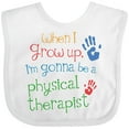 thumbnail image 3 of Inktastic Physical Therapist Future Boys or Girls Baby Bib, 3 of 4
