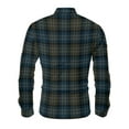 thumbnail image 4 of Vibrex Plaid Shirt for Men Long Sleeve Casual Button Down Shirt Men Lightweight Soft Blouses Cozy Fall Clothes for Men Lapel Dress Shirt for Men Regular Fit Shirt Business Casual Shirts for Men, 4 of 8