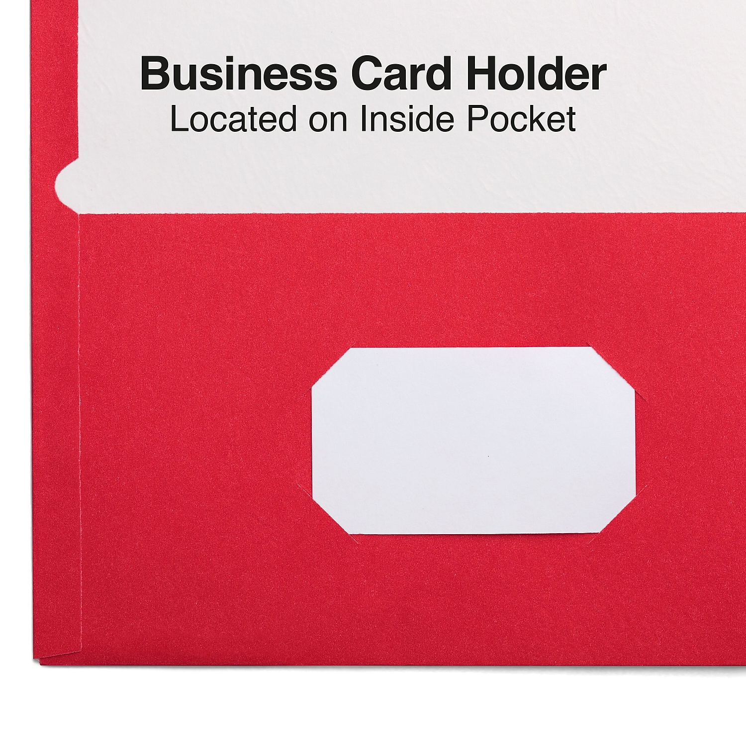 Staples School Grade 2 Pocket Folder Red 25/Box 27532-CC