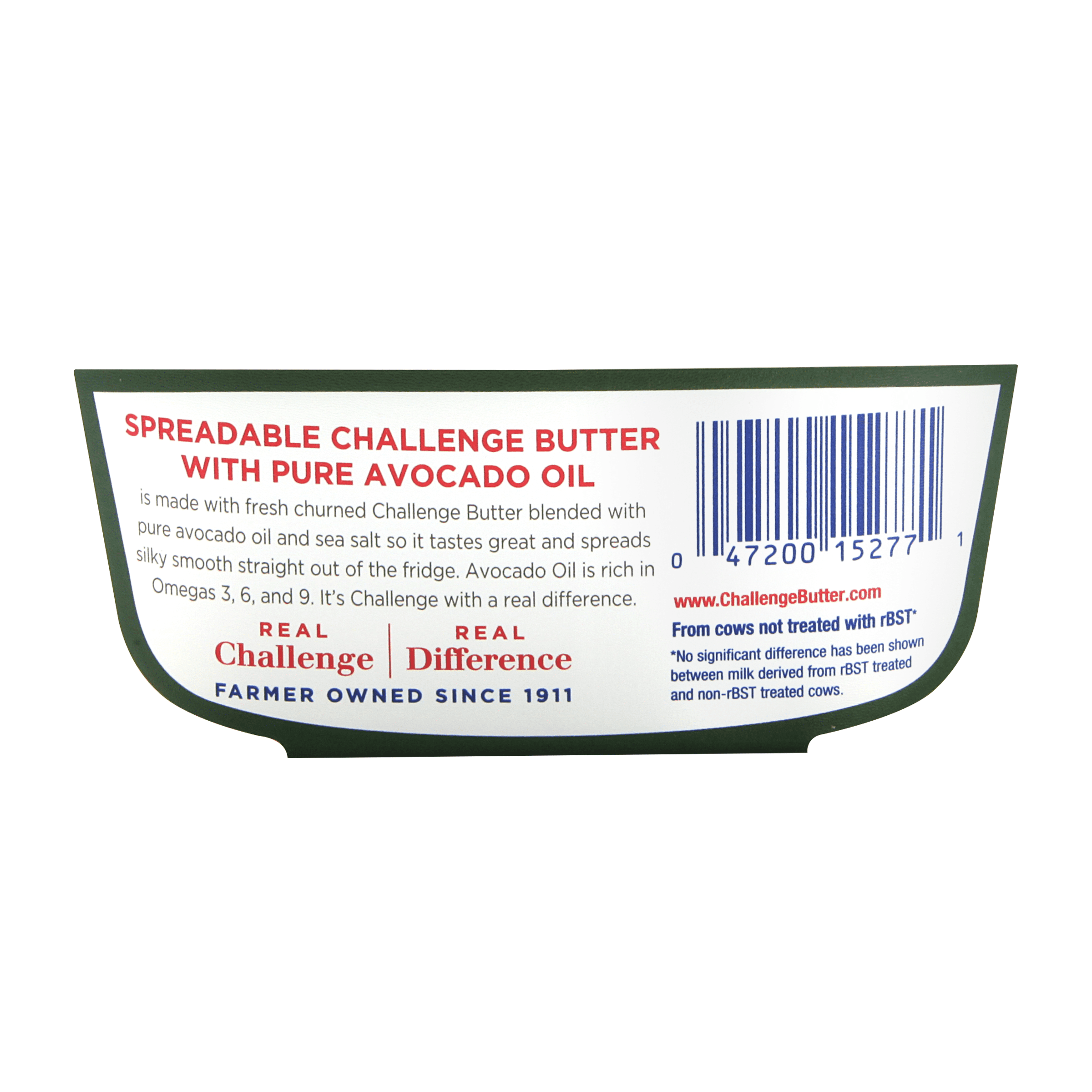 Challenge Spreadable Salted Butter with Avocado Oil, 6.5 oz Tub
