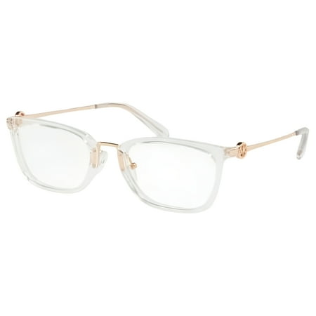 Michael Kors Captiva MK 4054 Metal Womens Rectangle Eyeglasses Clear 52mm Adult