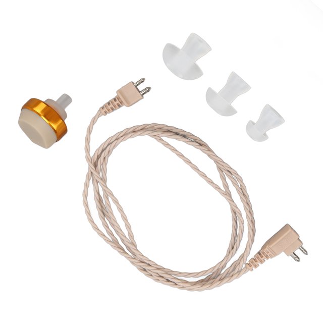 Cable de 2 pines reemplazo flexible Gran transmisión Receptor de 2 núcleos con tapón para los oídos para viajes para el hogar ANGGREK Otros