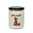 thumbnail image 3 of Hello Winter Australian Cattle Dog Football Snowman Welcome Snowy Morning Soy Wax Candle Heeler Lover Gifts 9oz White Birch & Black Pepper Candle - 01012, 3 of 5