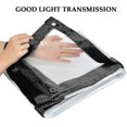 thumbnail image 4 of 2m x 2m Waterproof Heavy Duty Transparent Tarpaulin Sheet, 4 of 5