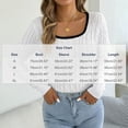 thumbnail image 3 of thefmos Trendy Fall Sweaters for Women Long Sleeve Square Neck Casual Knit Pullover Tops Loose Casual Basic Winter Outfits, White S, 3 of 9