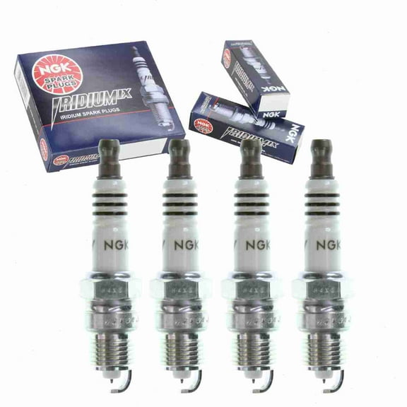 4 pc NGK 7272 Iridium IX Spark Plugs for 41-816 41-826 ASF42-6C HR8BCY ITF16 Ignition Wire Secondary Fits select: 1985-1993 CHEVROLET S TRUCK, 1992-1996 FORD ECONOLINE