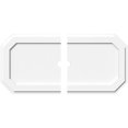thumbnail image 1 of Ekena Millwork CMP36X18ED2-02000 2 in. ID x 12.5 in. Rectangle Emerald Architectural Grade PVC Contemporary Ceiling Medallion - 2 Piece, 1 of 4