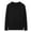 (Solid)Black, variant on Men's Cotton Long Sleeve Shirts, Lightweight Basic Crew Tees for Mens ,Big and Tall Black,Size XXXXL