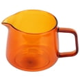 thumbnail image 4 of Taza de café de 550 ml para compartir, de vidrio de borosilicato, ideal para el hogar, para té, café y agua. Ámbar., 4 of 14
