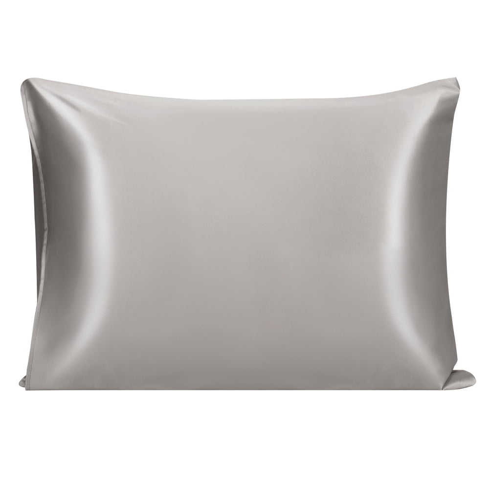 Unique Bargains Luxury Pure Silk Pillowcase Care For Skin Hair Dark Gray Standard Walmart 