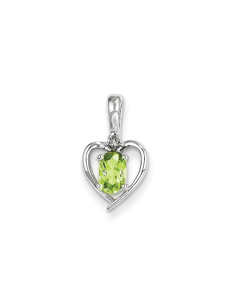 Diamond and Blue Topaz Pendant 21mm x 10mm 925 Sterling Silver 0.01cttw Diamond and Blue Topaz Pendant 21mm x 10mm 925 Sterling Silver 0.01cttw