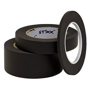 8 Pack 1/4 inch x 60yd Stikk Blue Painters Tape 14 Day Easy Removal Trim Edge Thin Narrow Finishing Masking Tape (.25 in 6mm)