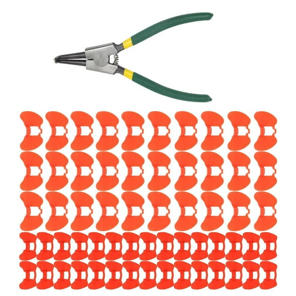 High Strengths Chicken Spectacle Poultry Blinders Anti Pecking Chicken Glasses for Safe Coexistence