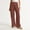 Wine, variant on Baqcunre Linen Pants Womens Cotton Casual Loose Trousers Comfy Work Pants With Pockets Elastic High Waist Paper Bag Pants Sweatpants Womens Pants Army Green L