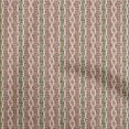 thumbnail image 1 of oneOone Cotton Silk Olive Green Fabric Asian Block Sewing Material Print Fabric By The Yard 42 Inch Wide, 1 of 4