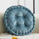 thumbnail image 1 of Nvzi Diamond Pattern Chair Pads with Handle Soft Comfy Velvet Seat Chair Cushion for Dining Chairs, Office Chairs, Hardwood Floors (Blue,Diameter 16), 1 of 5