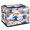 Multicolor 4, variant on CURLYOOT Nautical Sea Turtle Storage Bin with Zipper Lid Foldable Storage Basket Box Ocean Coral Clothes Organizer Container for Closet, Shelf, Bedroom, Home Decor