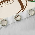 thumbnail image 4 of Manfei Touchdown Ball Gaming Black Out Curtains,Rugby Sport Theme Curtains Pack of 2 (42x63 Each),Boys Rugby Game Lovers Bedroom Curtains For Kids,Breathable Home Decor, 4 of 6
