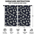 thumbnail image 2 of Pioneer Flower Floral Print Pattern Teens Curtains,Teens Insulated Curtains Set Of 2,Bedroom Essentials,Toddler Room Decor 52"x84", 2 of 5