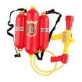 thumbnail image 3 of Mochila de bombero, juguete acuático, rociador de agua, extintor, para verano y exteriores. Pulverizador amarillo, 3 of 9