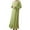 3-Green, variant on Fiaer Clearance,Long Sleeve Loose Fit Tunic Nightdress for Women,Women's Square Neck Bow Trendy Longer Nightgowns,Ladies Casual Ruffle Hem Typical Pajamas Dress Green L