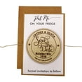 thumbnail image 3 of 20 Save the Date Wooden Magnet Custom Engraved Wooden Magnet Rustic Wedding Announcements Idea, 3 of 4