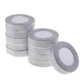 thumbnail image 1 of 10 Piezas De Cinta De Imitación Metálica Cinta De Costura Decorativa Recorte Diy Multiusos Suministros De Artesanía Plata 20mm Baoblaze Adornos de cinta, 1 of 8